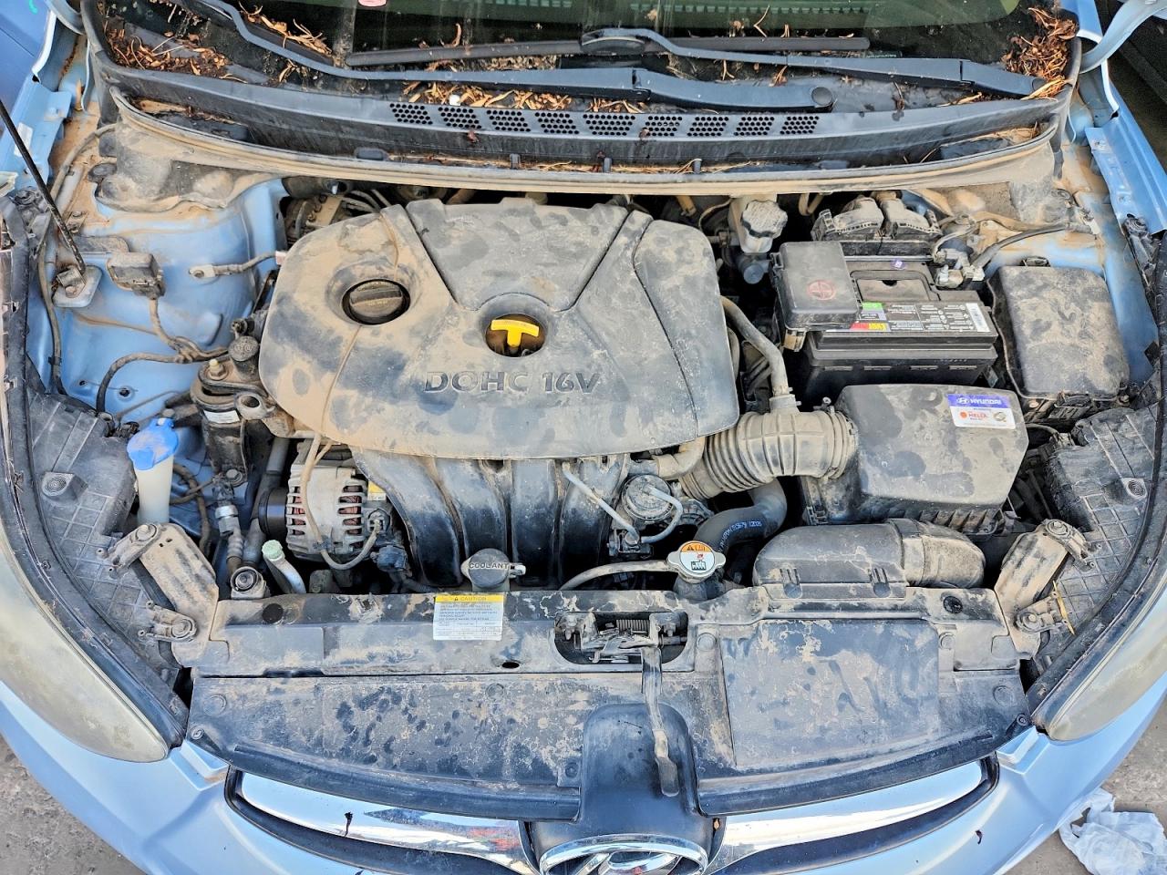 2013 Hyundai Elantra Gls Blue vin: KMHDH4AE6DU537834