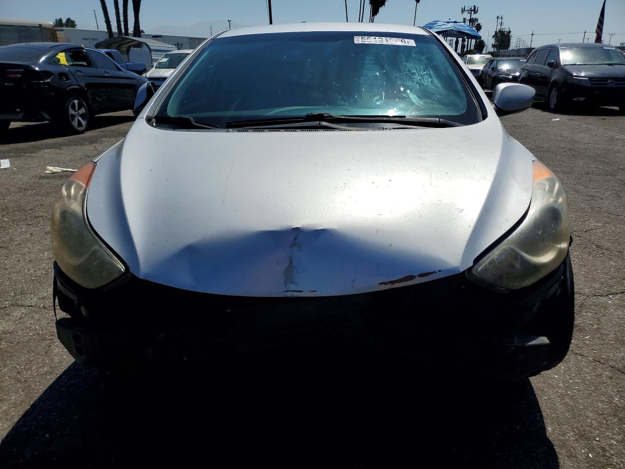 2013 Hyundai Elantra Gls Silver vin: KMHDH4AE6DU565231