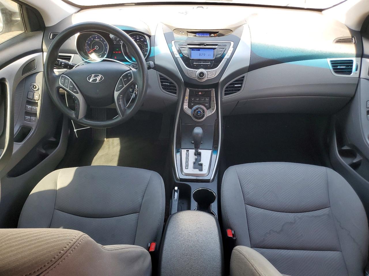 2013 Hyundai Elantra Gls Silver vin: KMHDH4AE6DU565231