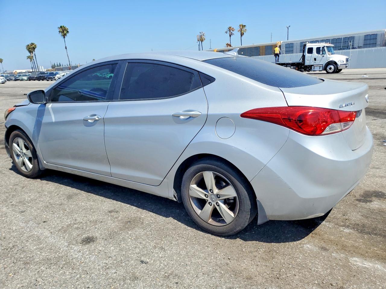 2013 Hyundai Elantra Gls Silver vin: KMHDH4AE6DU565231