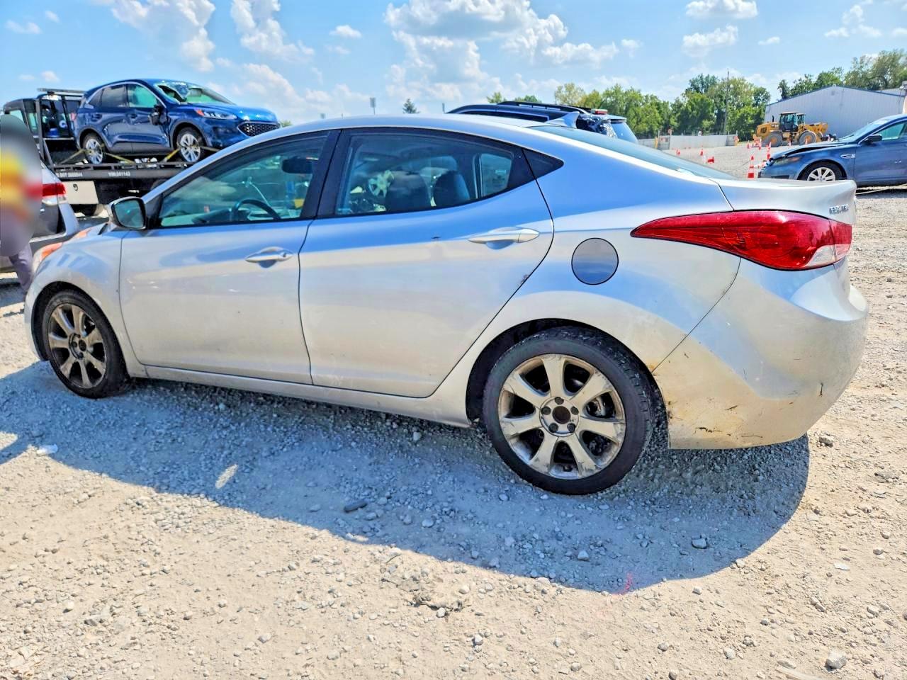 2013 Hyundai Elantra Limited Gray vin: KMHDH4AE6DU580151