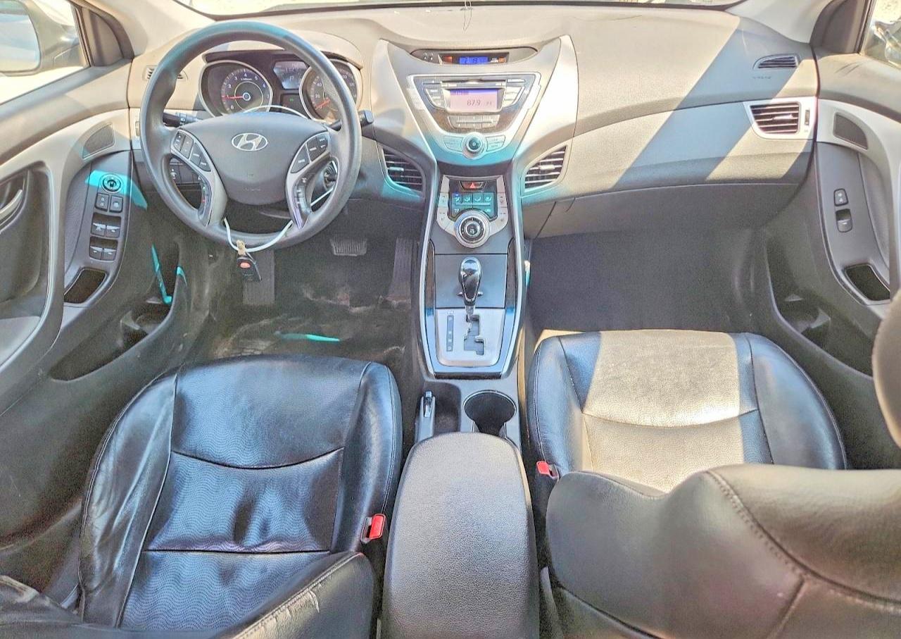 2013 Hyundai Elantra Limited Gray vin: KMHDH4AE6DU580151