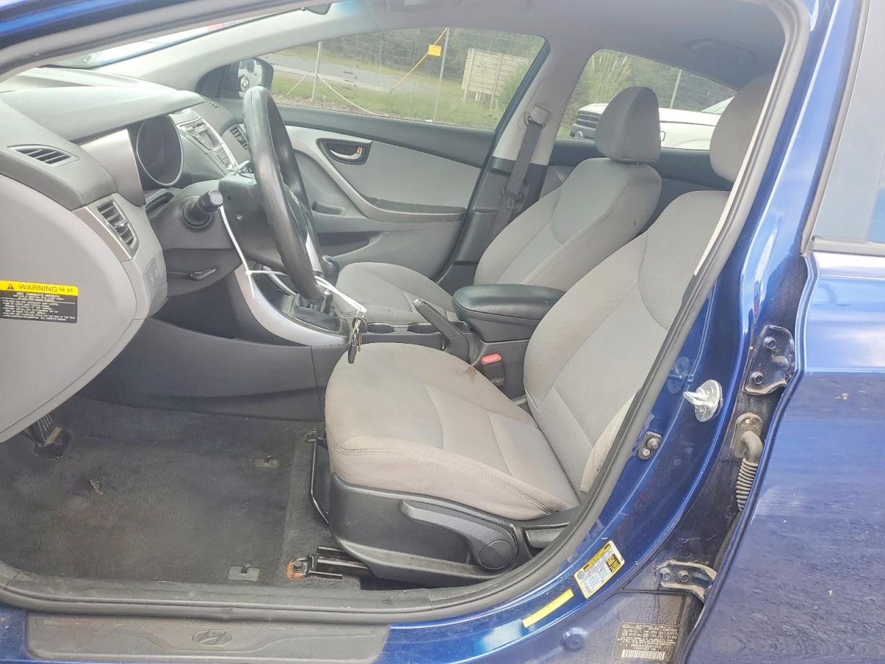 2013 Hyundai Elantra Gls Blue vin: KMHDH4AE6DU601452