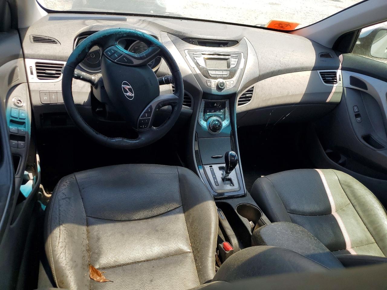 2013 Hyundai Elantra Limited Silver vin: KMHDH4AE6DU604111