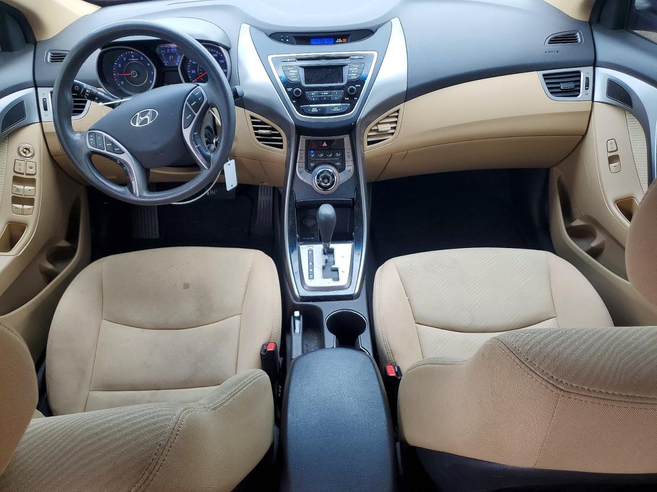 2013 Hyundai Elantra Gls Red vin: KMHDH4AE6DU747334