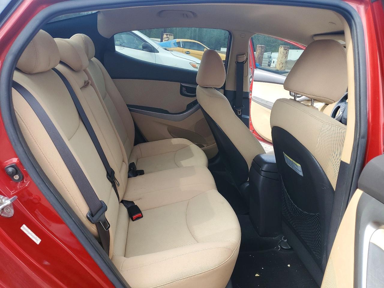 2013 Hyundai Elantra Gls Red vin: KMHDH4AE6DU747334