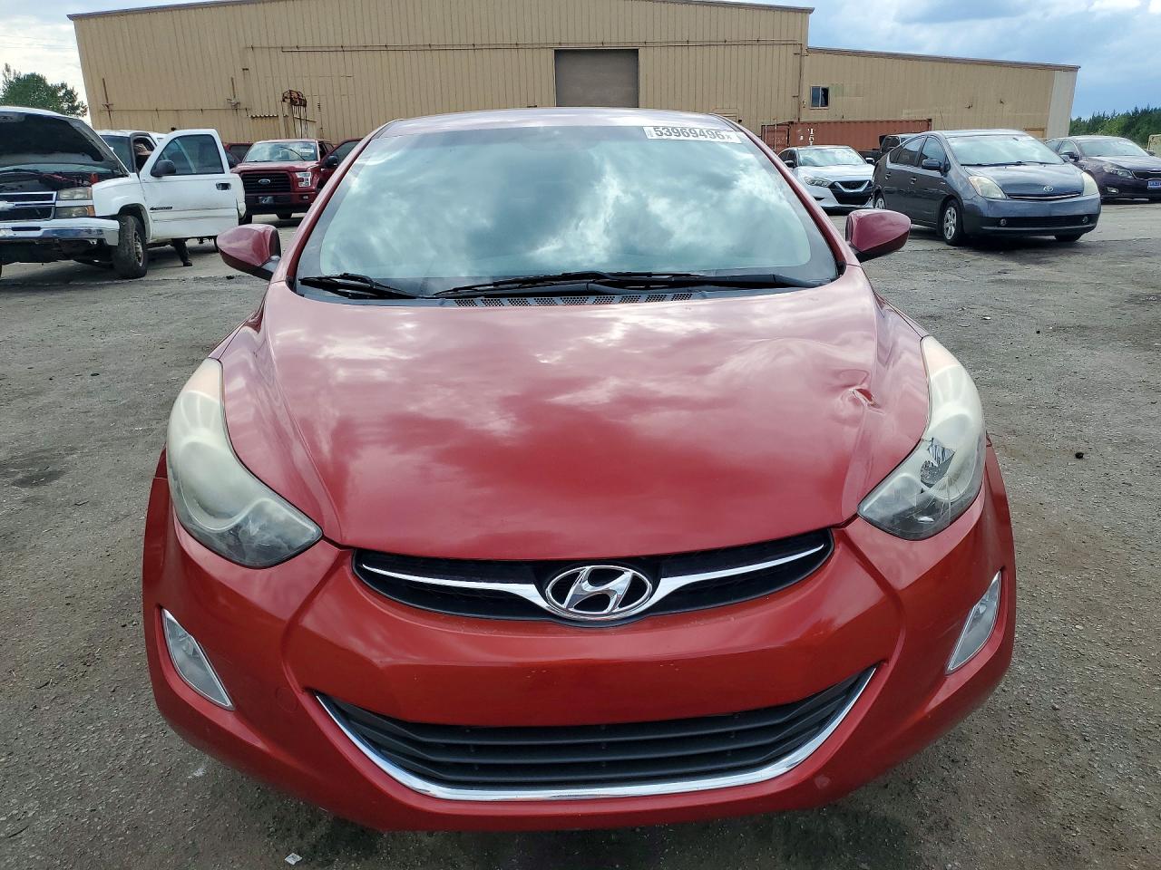 2013 Hyundai Elantra Gls Red vin: KMHDH4AE6DU747334