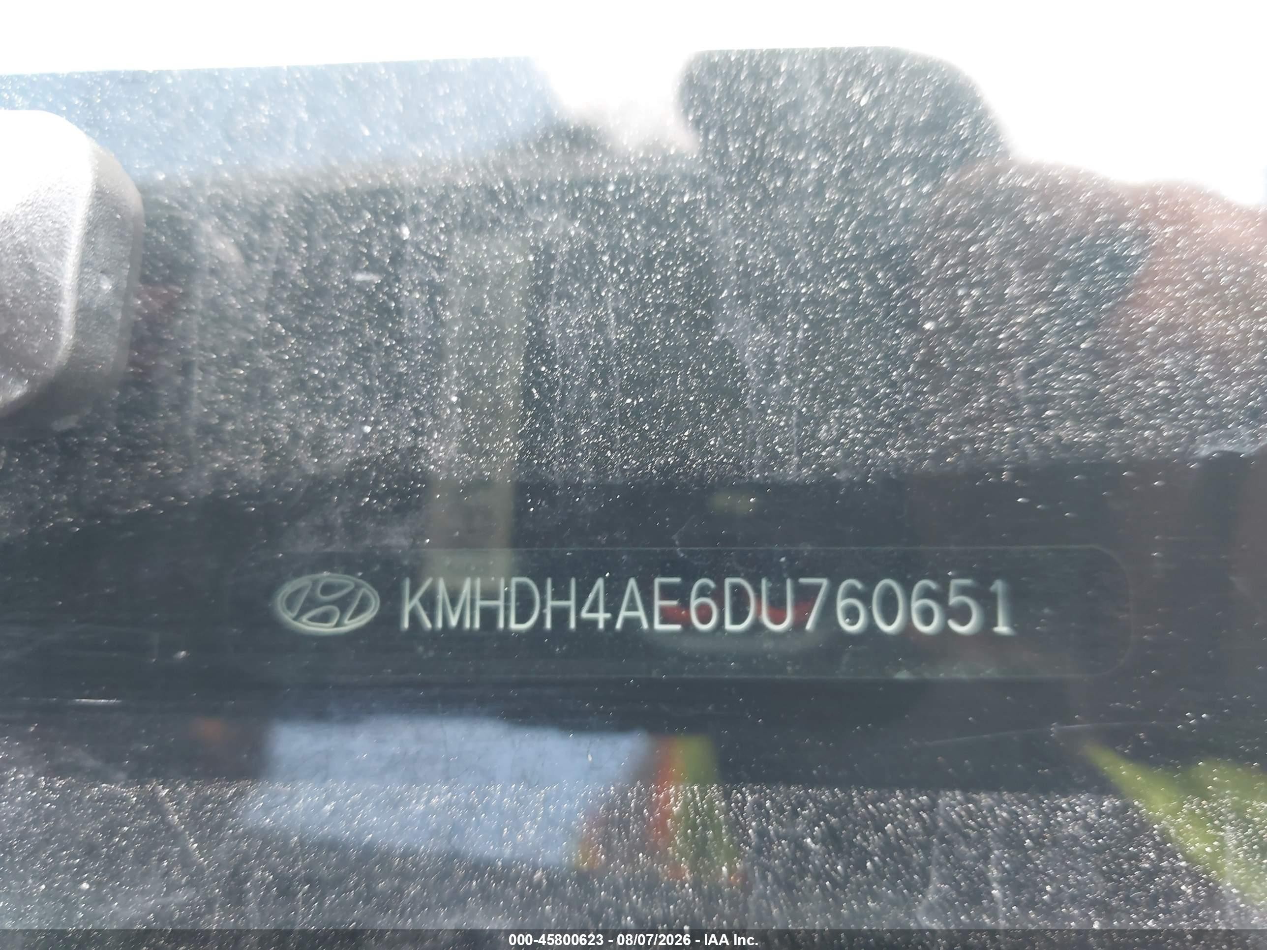 2013 Hyundai Elantra Gls Blue vin: KMHDH4AE6DU760651