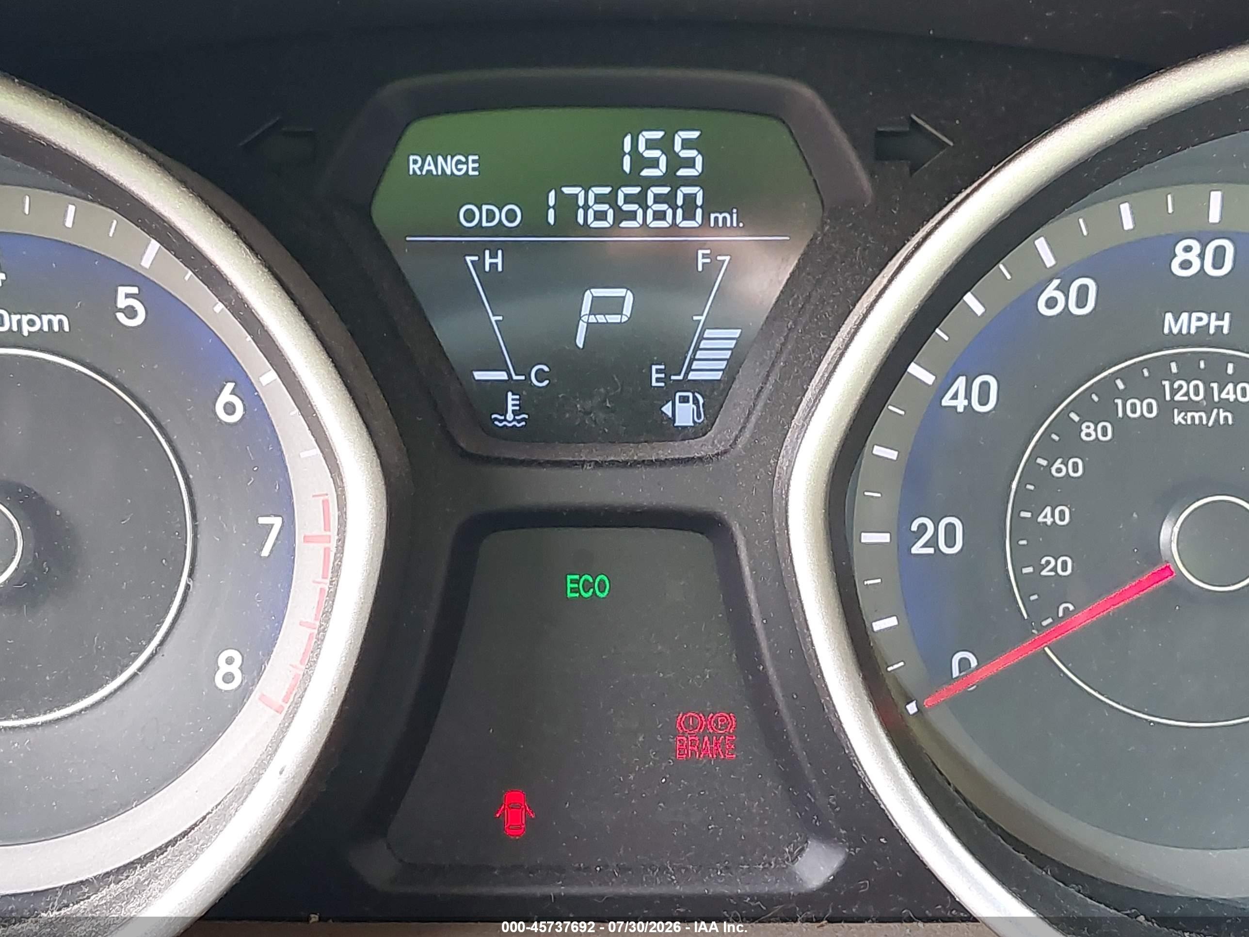 2013 Hyundai Elantra Gls Light Blue vin: KMHDH4AE6DU774520