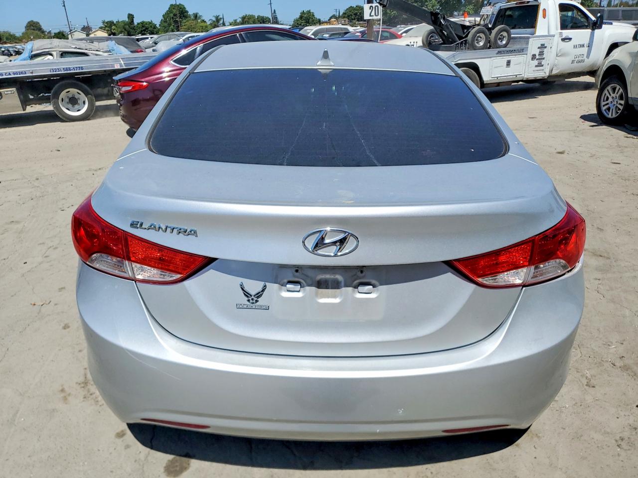 2013 Hyundai Elantra Gls Gray vin: KMHDH4AE6DU794153