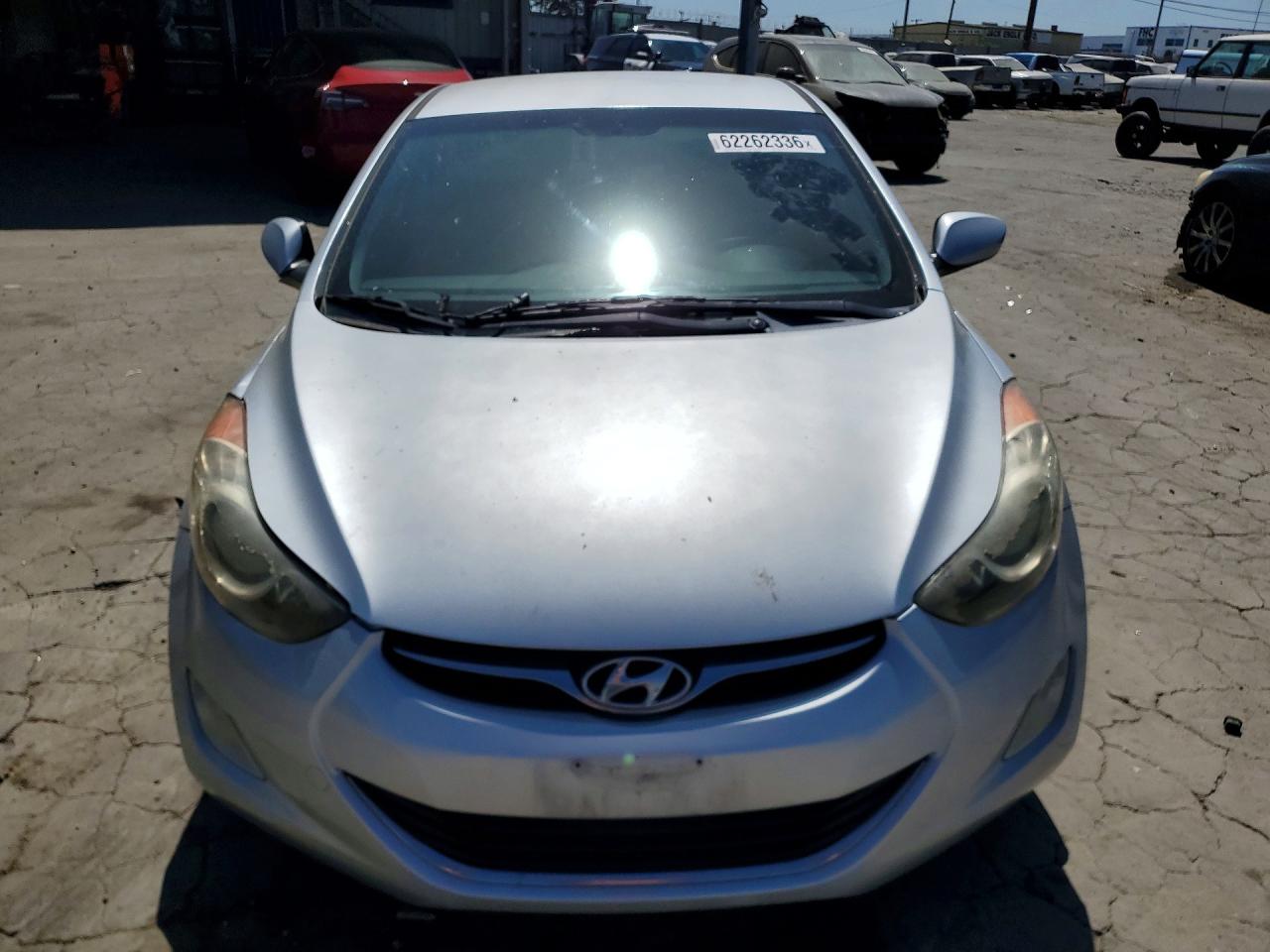 2013 Hyundai Elantra Gls Gray vin: KMHDH4AE6DU794153