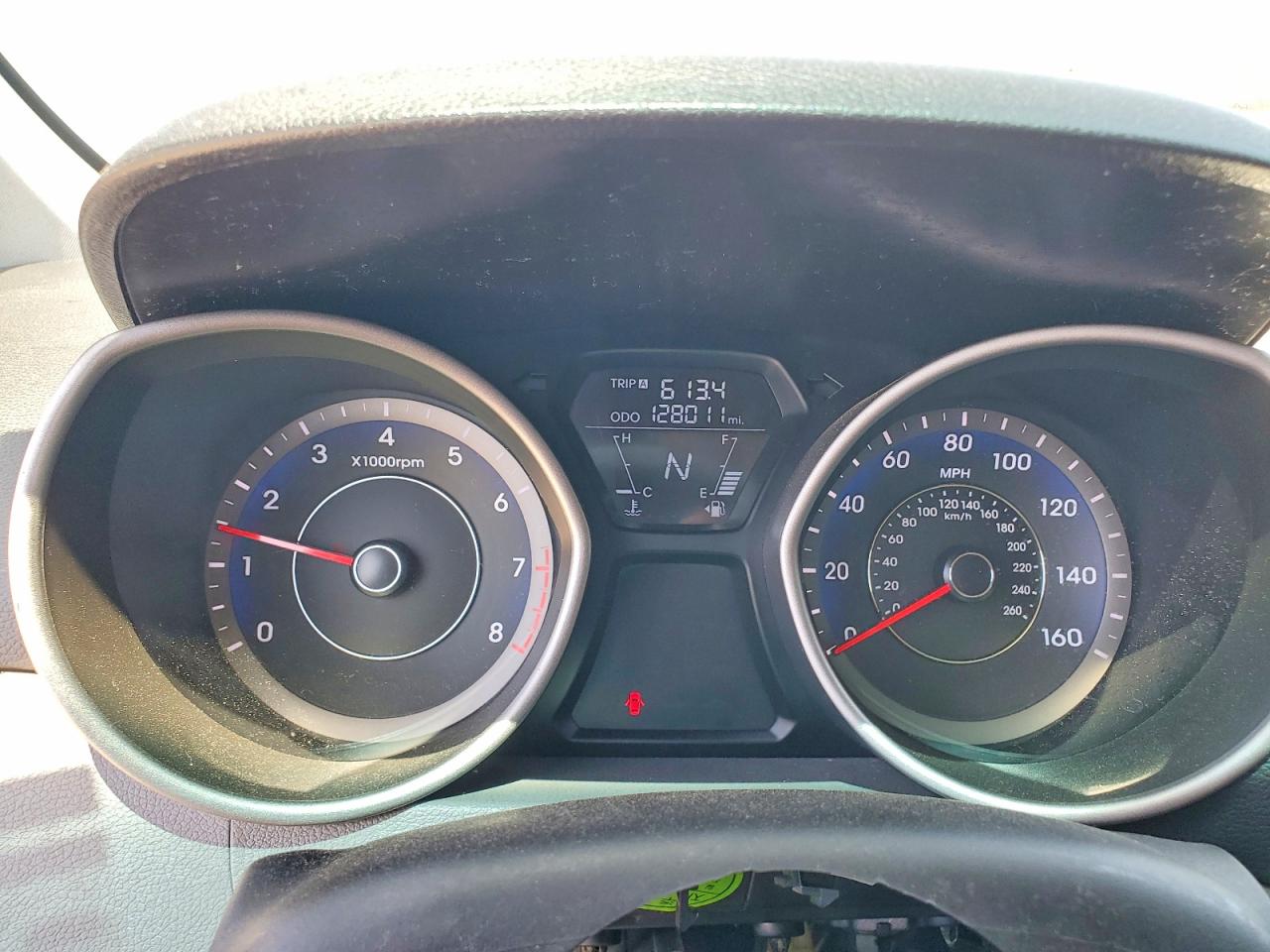 2013 Hyundai Elantra Gls Gray vin: KMHDH4AE6DU794153