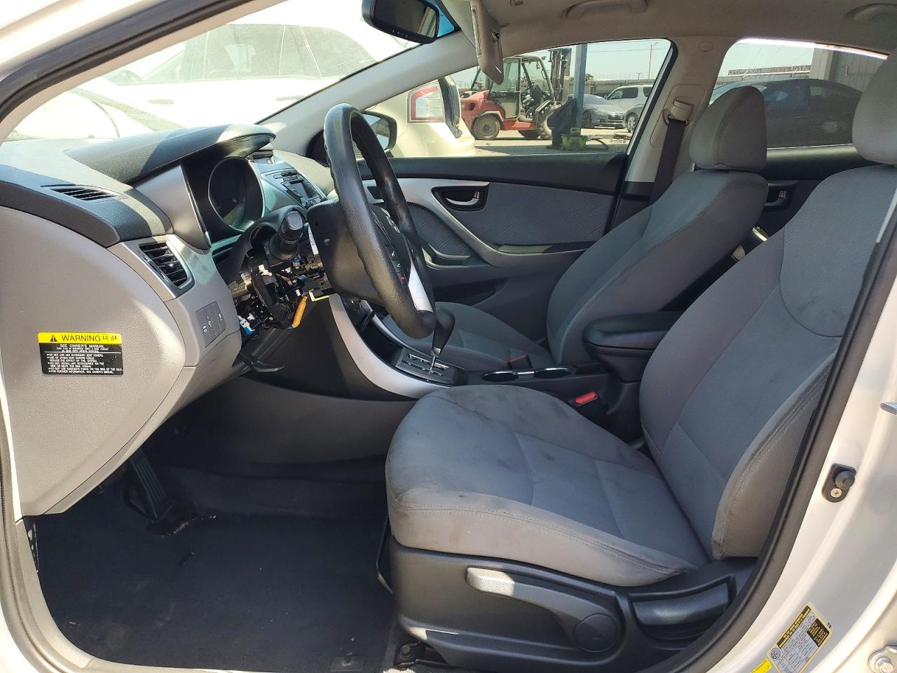 2013 Hyundai Elantra Gls Gray vin: KMHDH4AE6DU794153
