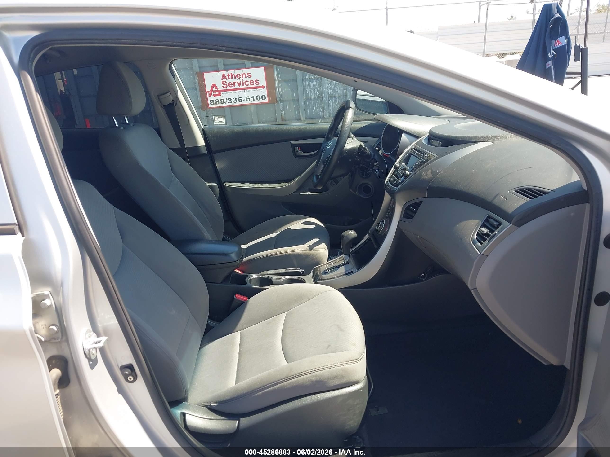 2013 Hyundai Elantra Gls Silver vin: KMHDH4AE6DU805720
