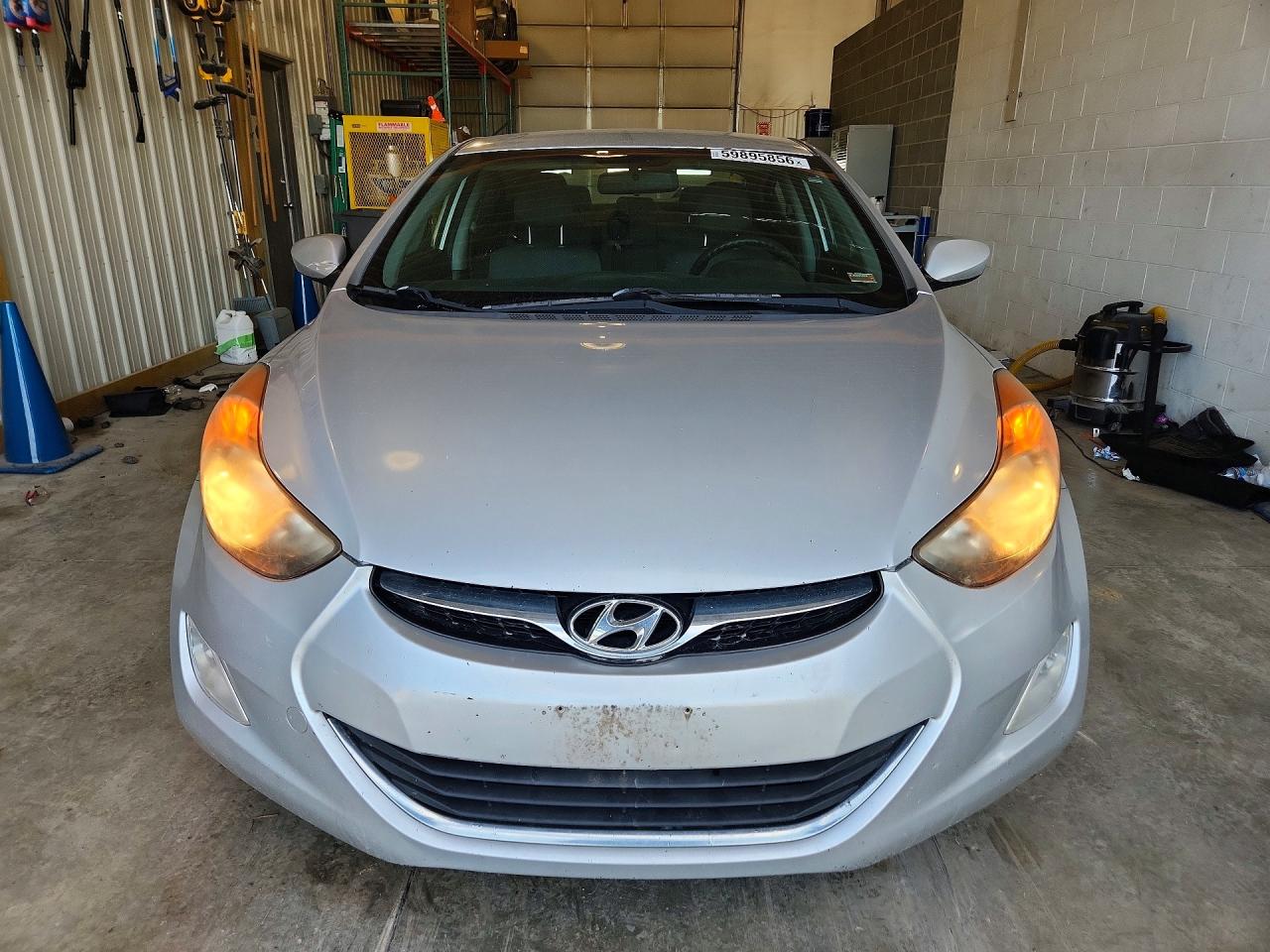 2013 Hyundai Elantra Gls Silver vin: KMHDH4AE6DU814465