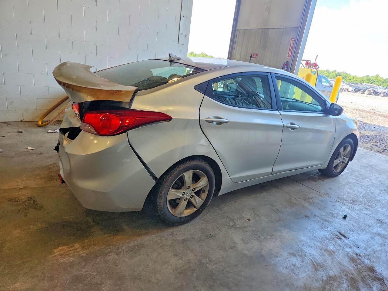 2013 Hyundai Elantra Gls Silver vin: KMHDH4AE6DU814465