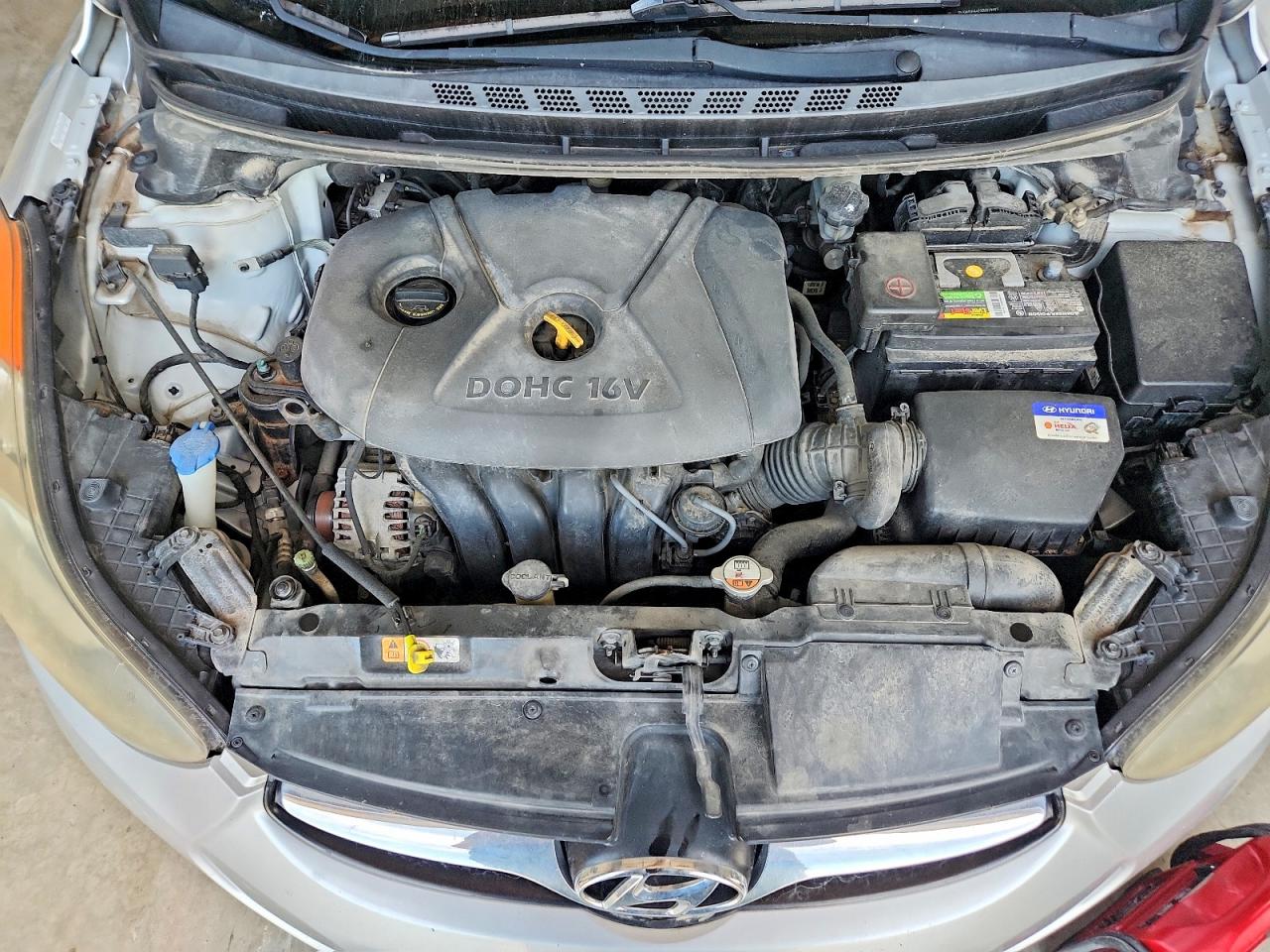2013 Hyundai Elantra Gls Silver vin: KMHDH4AE6DU814465