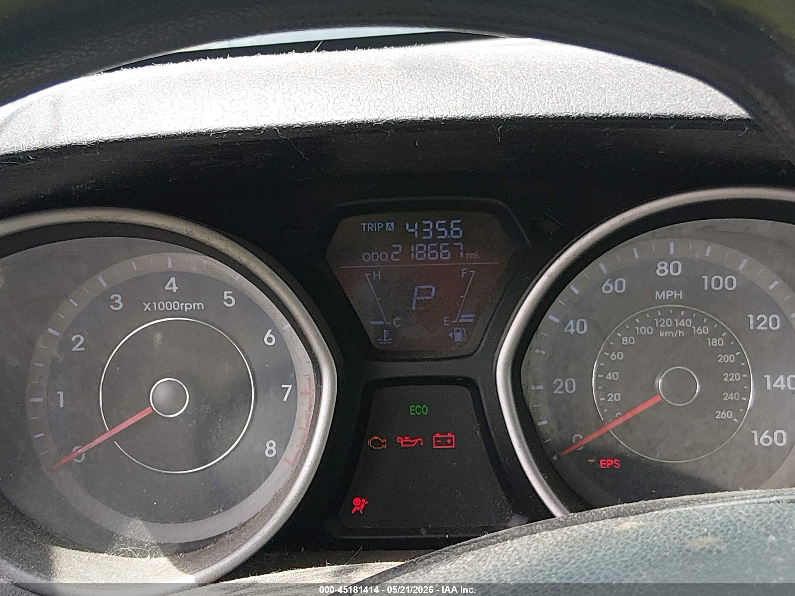 2013 Hyundai Elantra Gls Silver vin: KMHDH4AE6DU815518