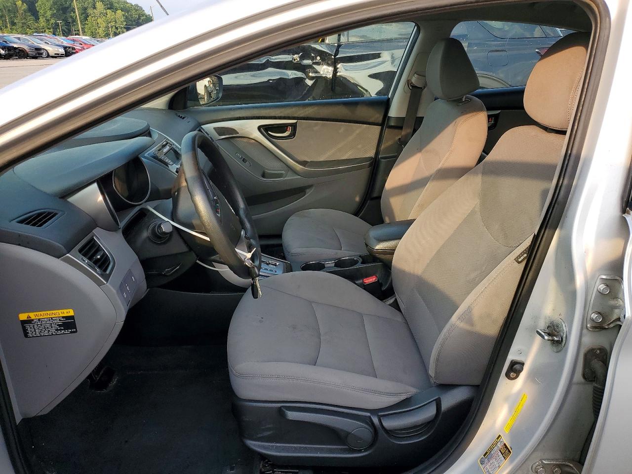 2013 Hyundai Elantra Gls Silver vin: KMHDH4AE6DU846333