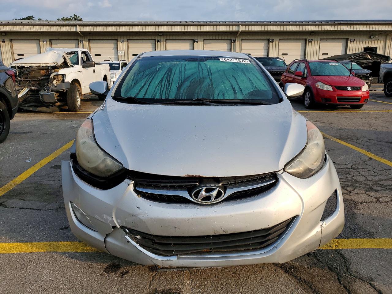 2013 Hyundai Elantra Gls Silver vin: KMHDH4AE6DU846333