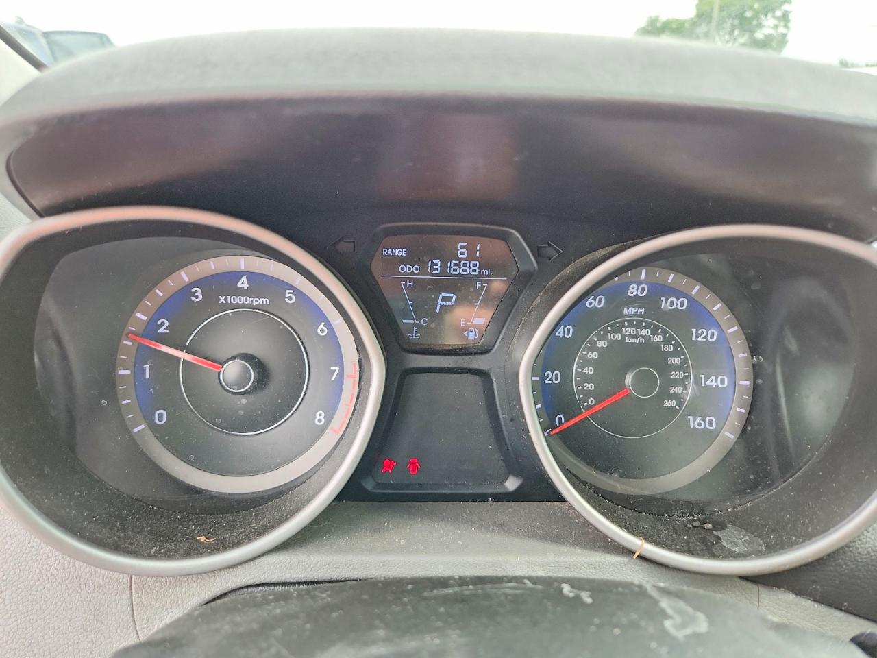 2013 Hyundai Elantra Gls Silver vin: KMHDH4AE6DU861074