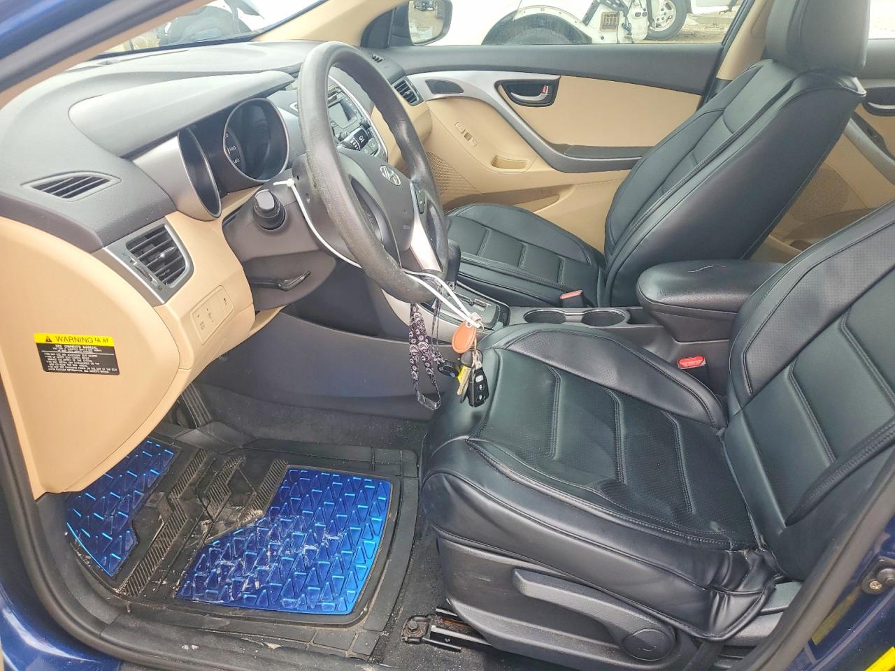 2013 Hyundai Elantra Gls Blue vin: KMHDH4AE6DU868719