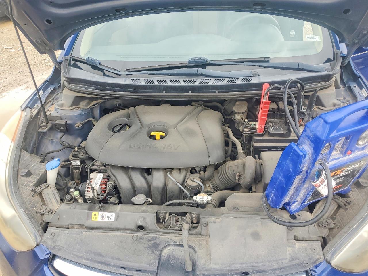 2013 Hyundai Elantra Gls Blue vin: KMHDH4AE6DU868719