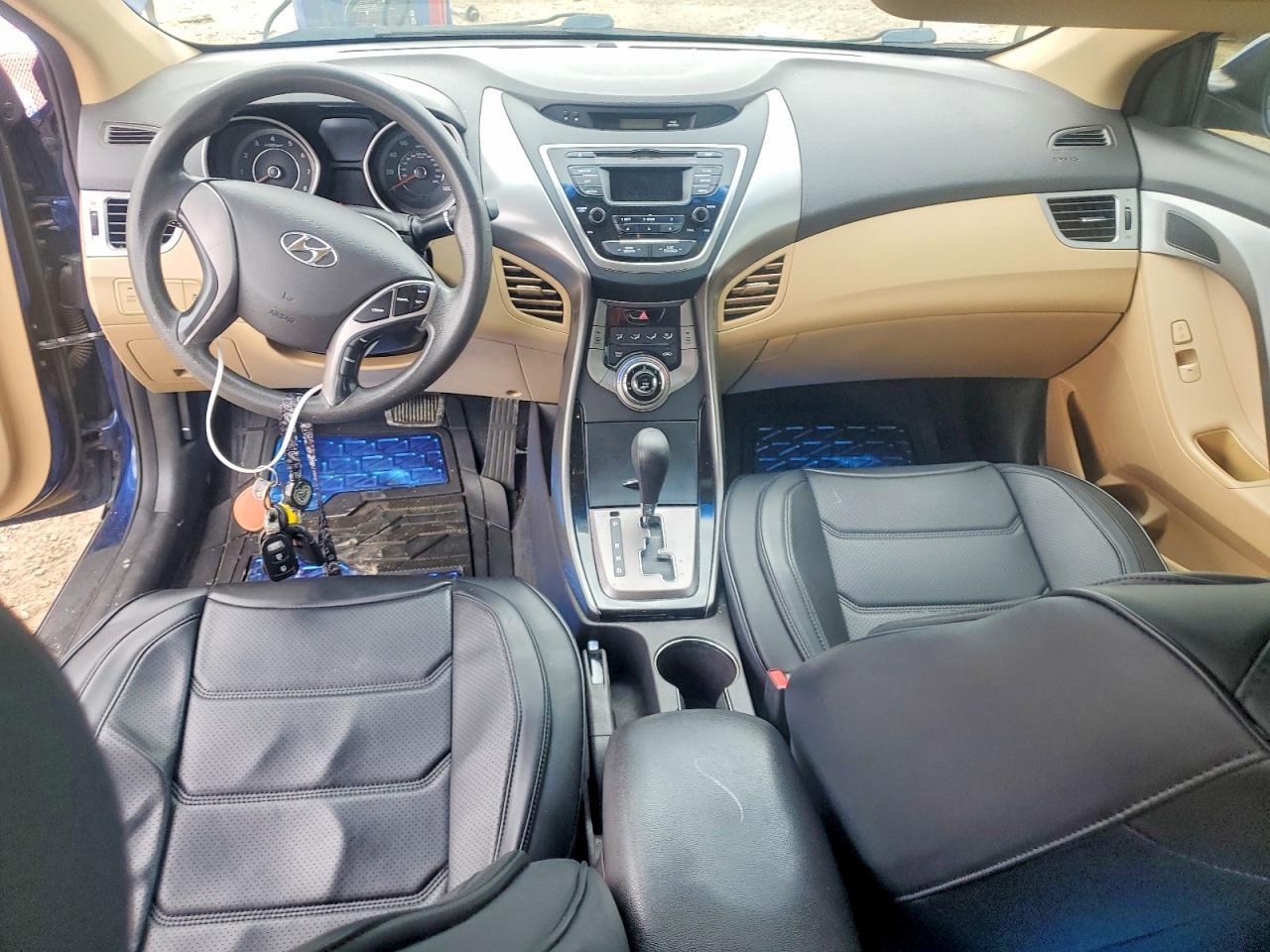 2013 Hyundai Elantra Gls Blue vin: KMHDH4AE6DU868719