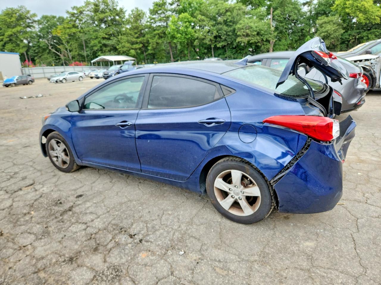 2013 Hyundai Elantra Gls Blue vin: KMHDH4AE6DU877064