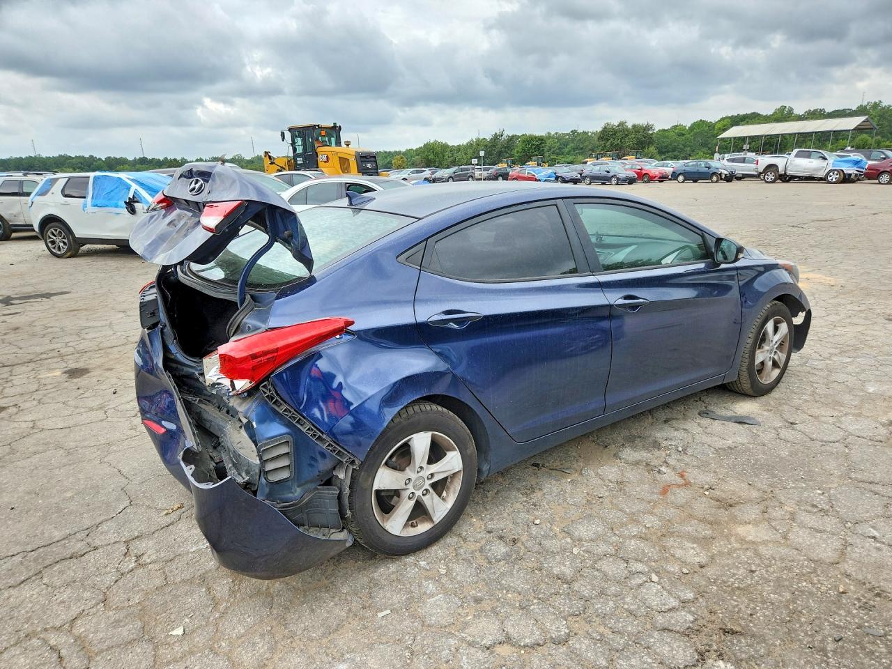 2013 Hyundai Elantra Gls Blue vin: KMHDH4AE6DU877064