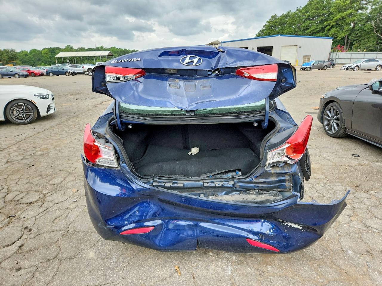2013 Hyundai Elantra Gls Blue vin: KMHDH4AE6DU877064
