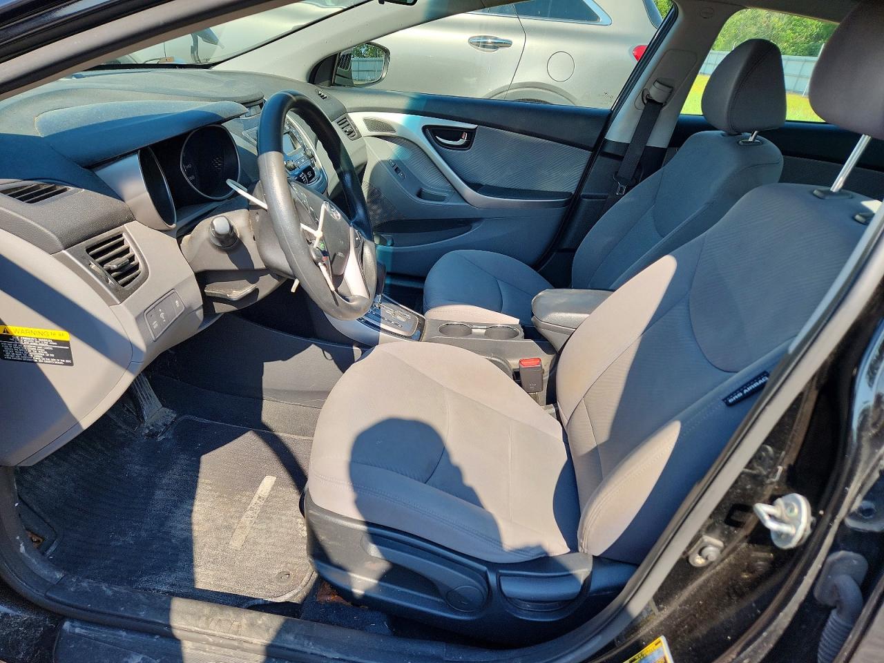 2013 Hyundai Elantra Gls Black vin: KMHDH4AE6DU903615