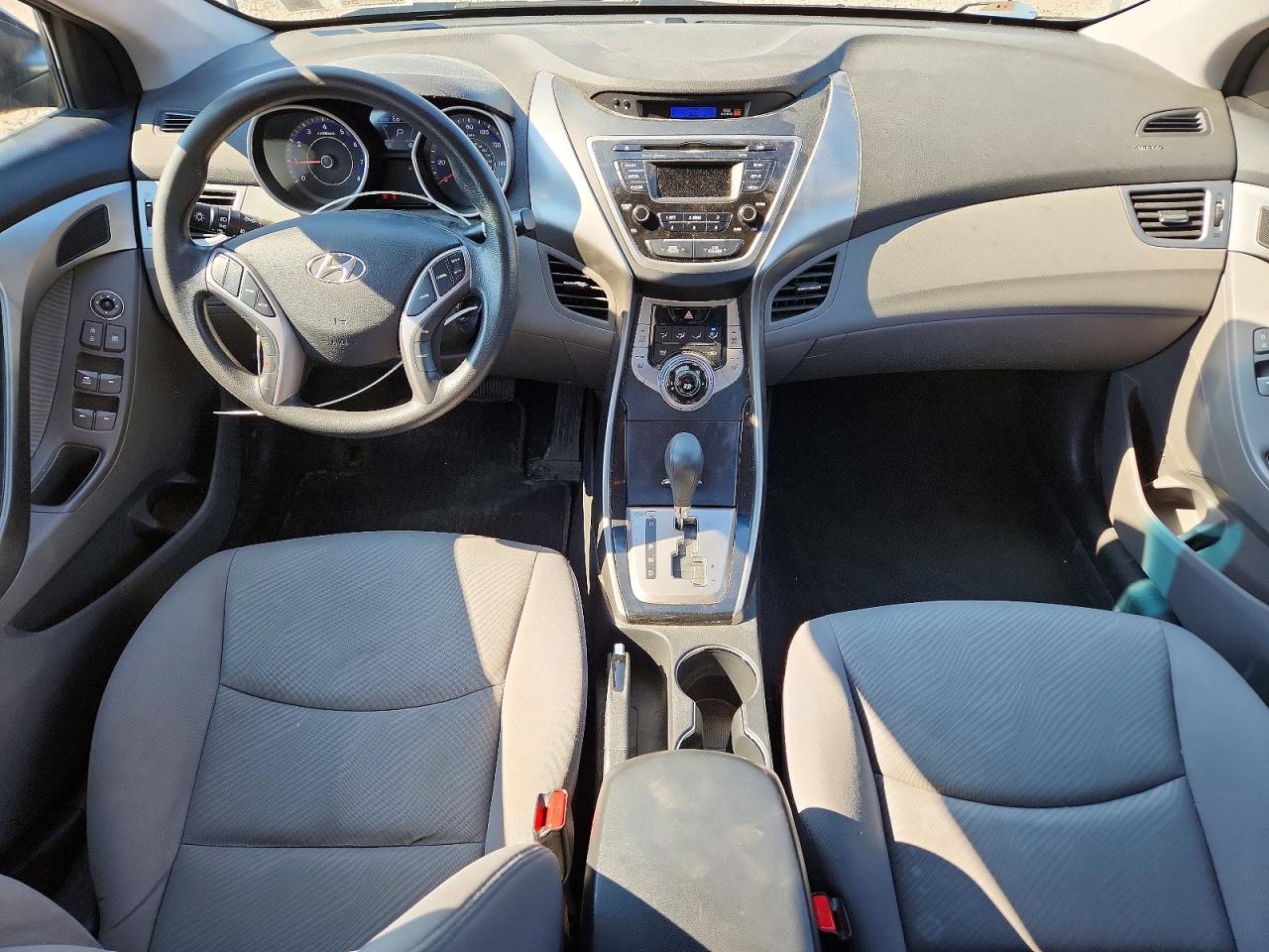2013 Hyundai Elantra Gls Black vin: KMHDH4AE6DU903615