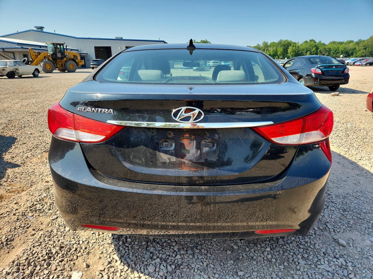 2013 Hyundai Elantra Gls Black vin: KMHDH4AE6DU903615