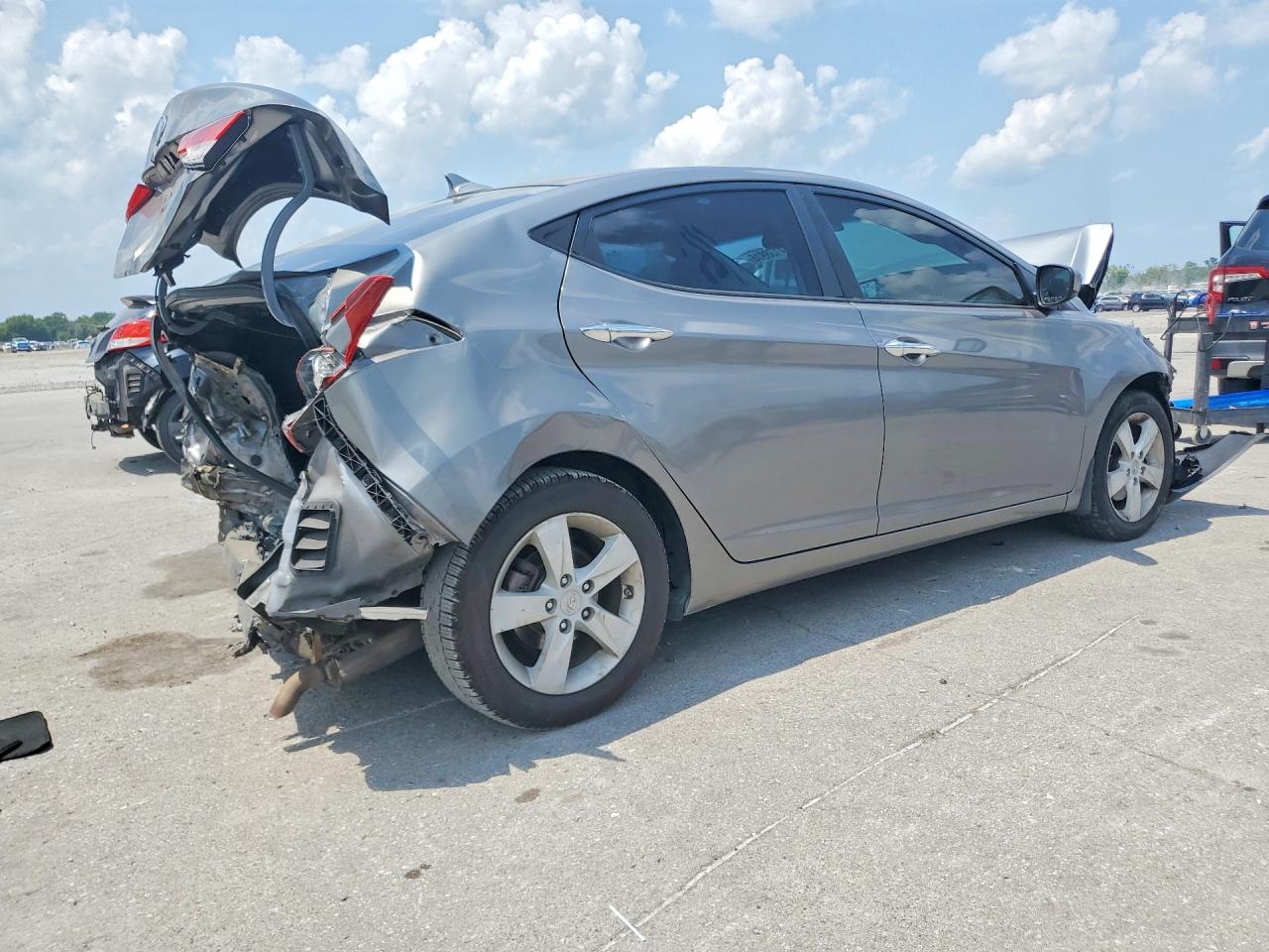 2013 Hyundai Elantra Gls Gray vin: KMHDH4AE6DU907812