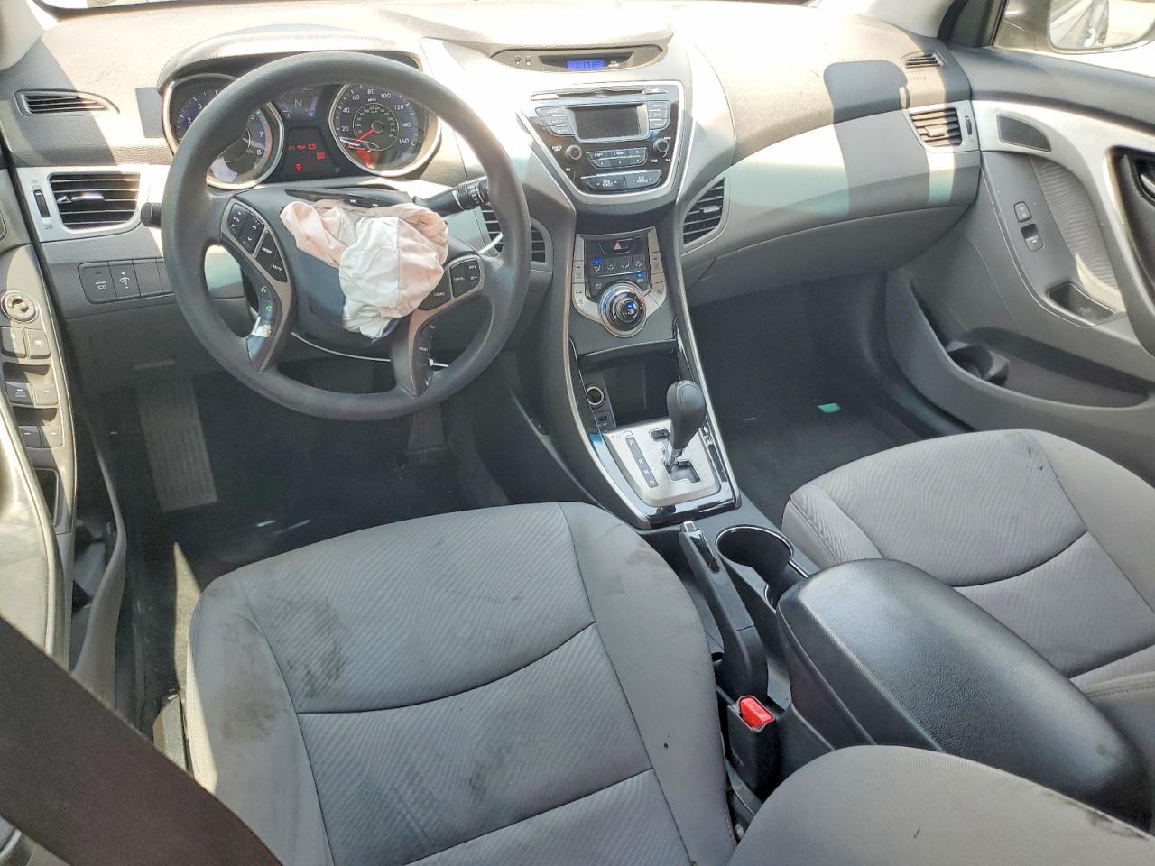 2013 Hyundai Elantra Gls Gray vin: KMHDH4AE6DU907812