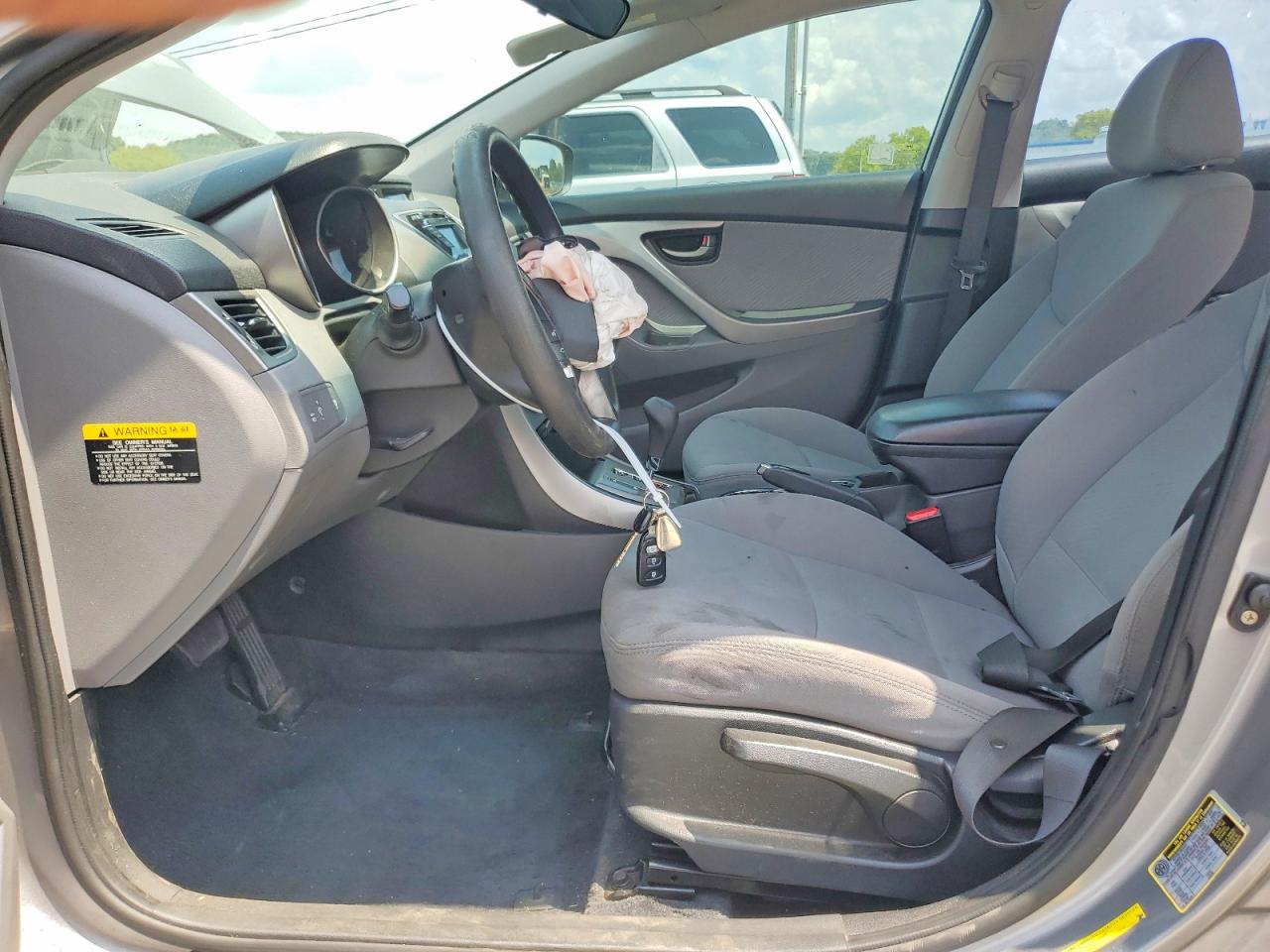 2013 Hyundai Elantra Gls Gray vin: KMHDH4AE6DU907812