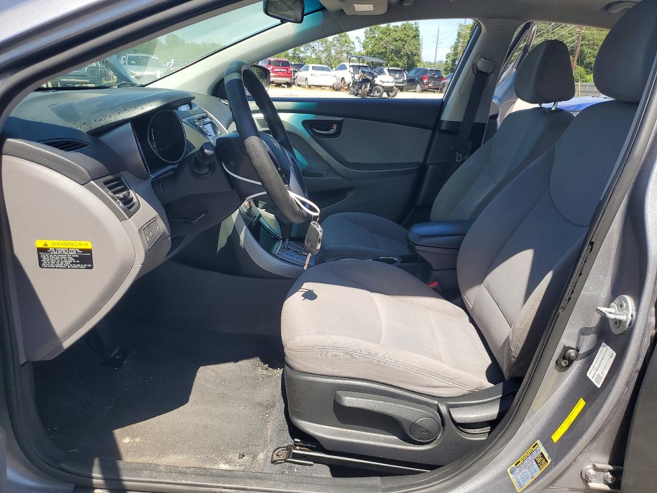 2013 Hyundai Elantra Gls Silver vin: KMHDH4AE6DU932855