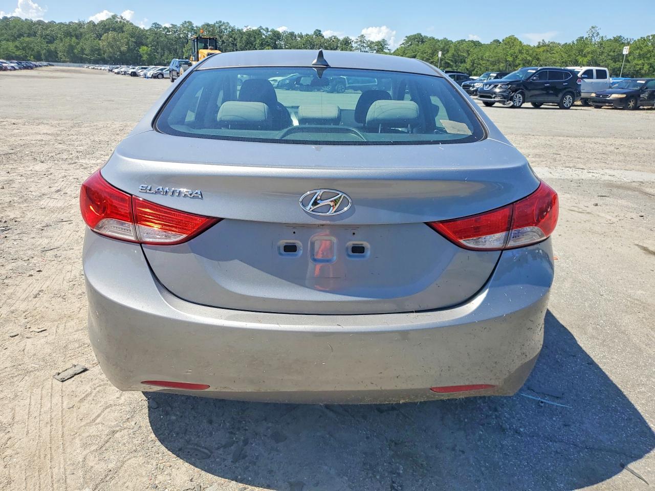 2013 Hyundai Elantra Gls Silver vin: KMHDH4AE6DU932855
