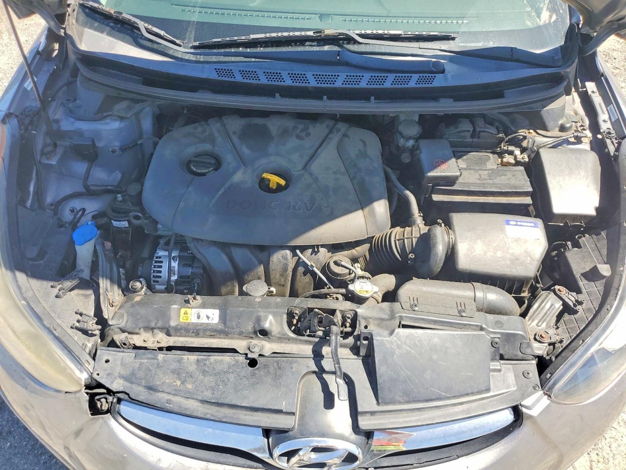 2013 Hyundai Elantra Gls Silver vin: KMHDH4AE6DU932855