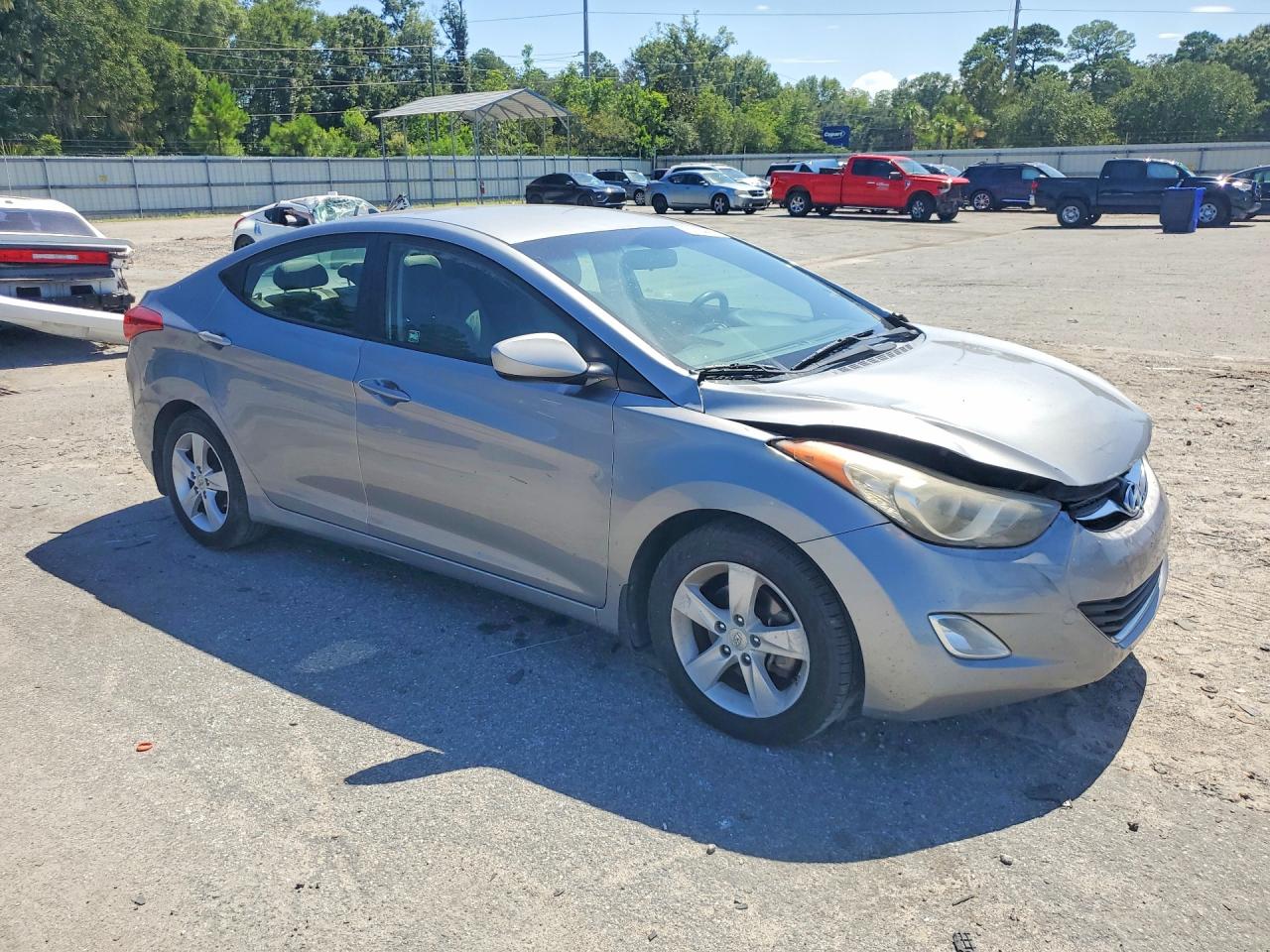2013 Hyundai Elantra Gls Silver vin: KMHDH4AE6DU932855