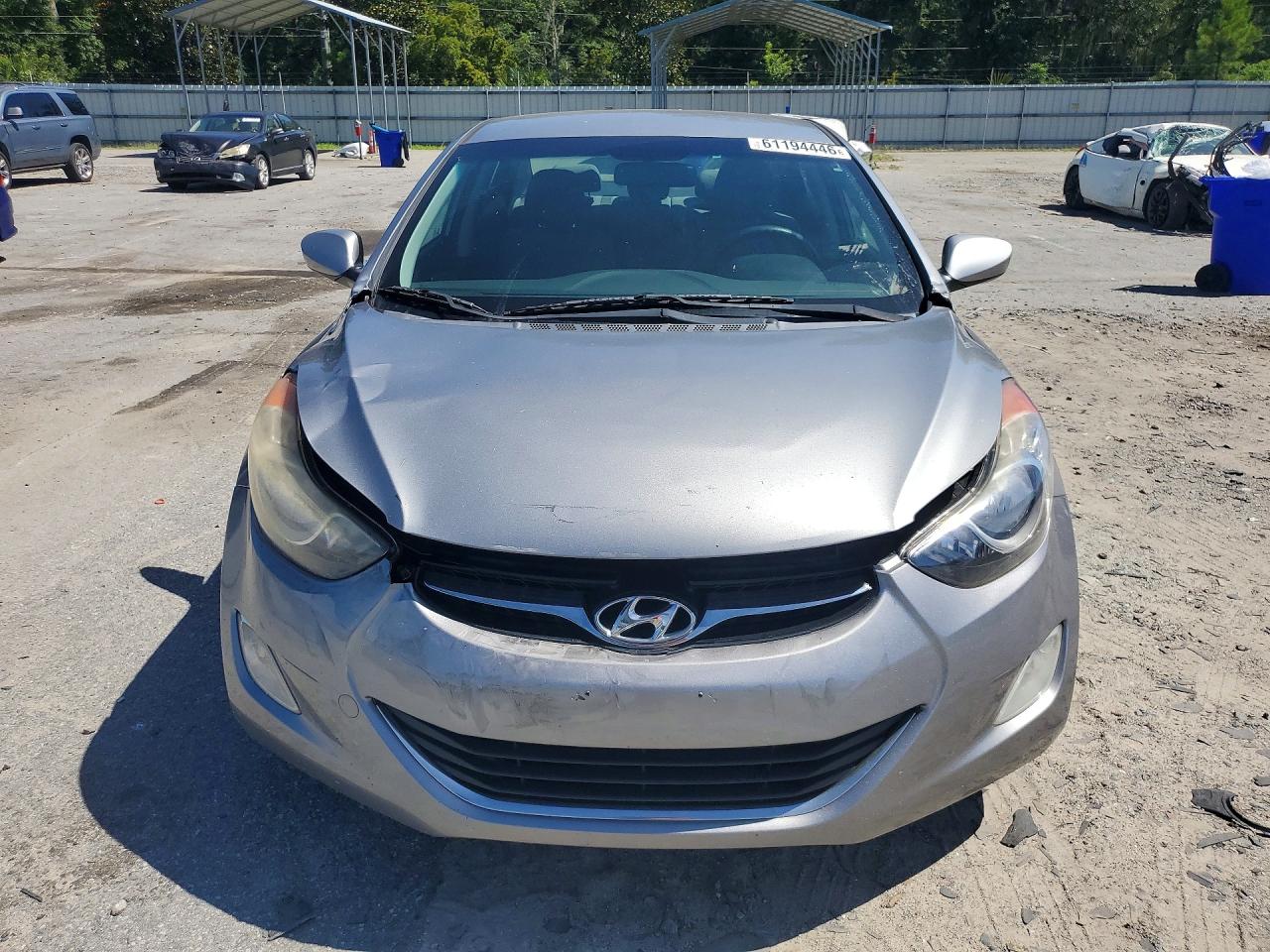 2013 Hyundai Elantra Gls Silver vin: KMHDH4AE6DU932855