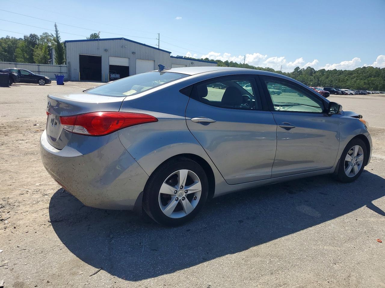 2013 Hyundai Elantra Gls Silver vin: KMHDH4AE6DU932855