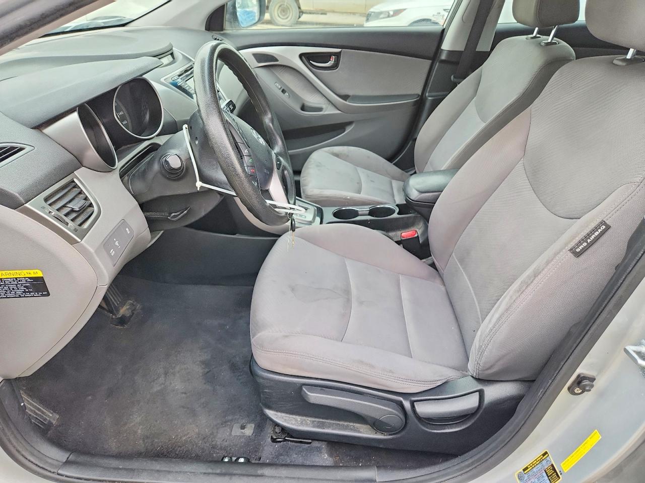 2013 Hyundai Elantra Gls Silver vin: KMHDH4AE6DU949798