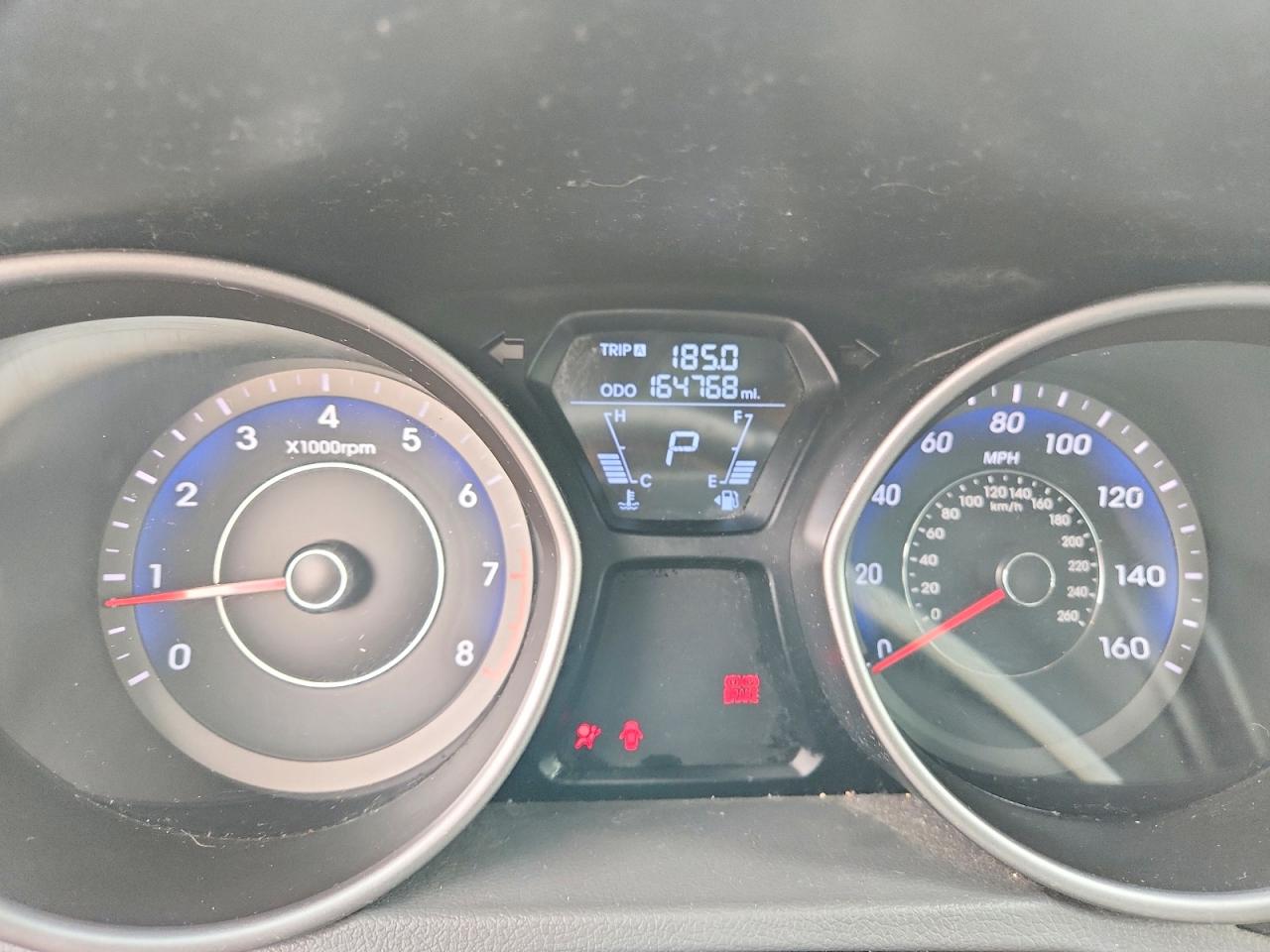 2013 Hyundai Elantra Gls Silver vin: KMHDH4AE6DU949798