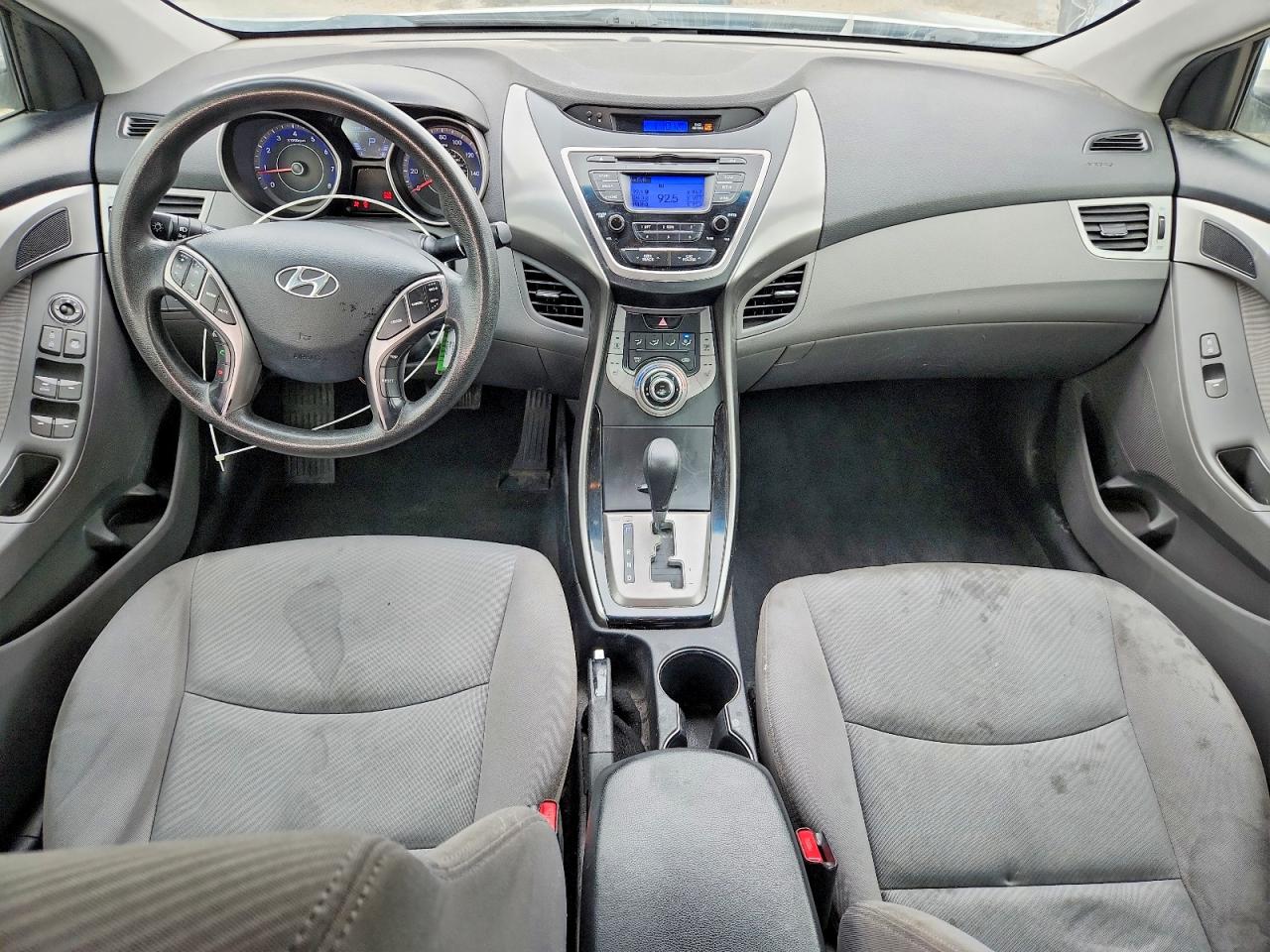 2013 Hyundai Elantra Gls Silver vin: KMHDH4AE6DU949798