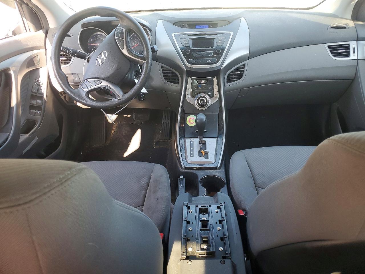 2013 Hyundai Elantra Gls Black vin: KMHDH4AE6DU961031