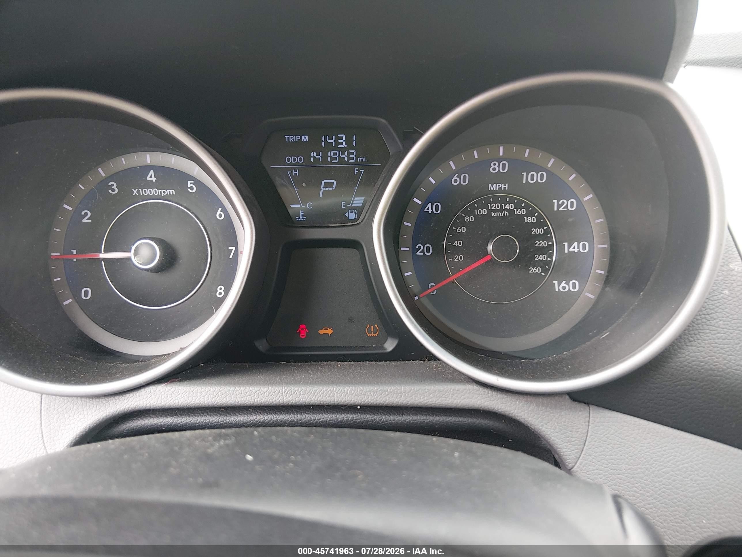 2013 Hyundai Elantra Gls Silver vin: KMHDH4AE6DU990920