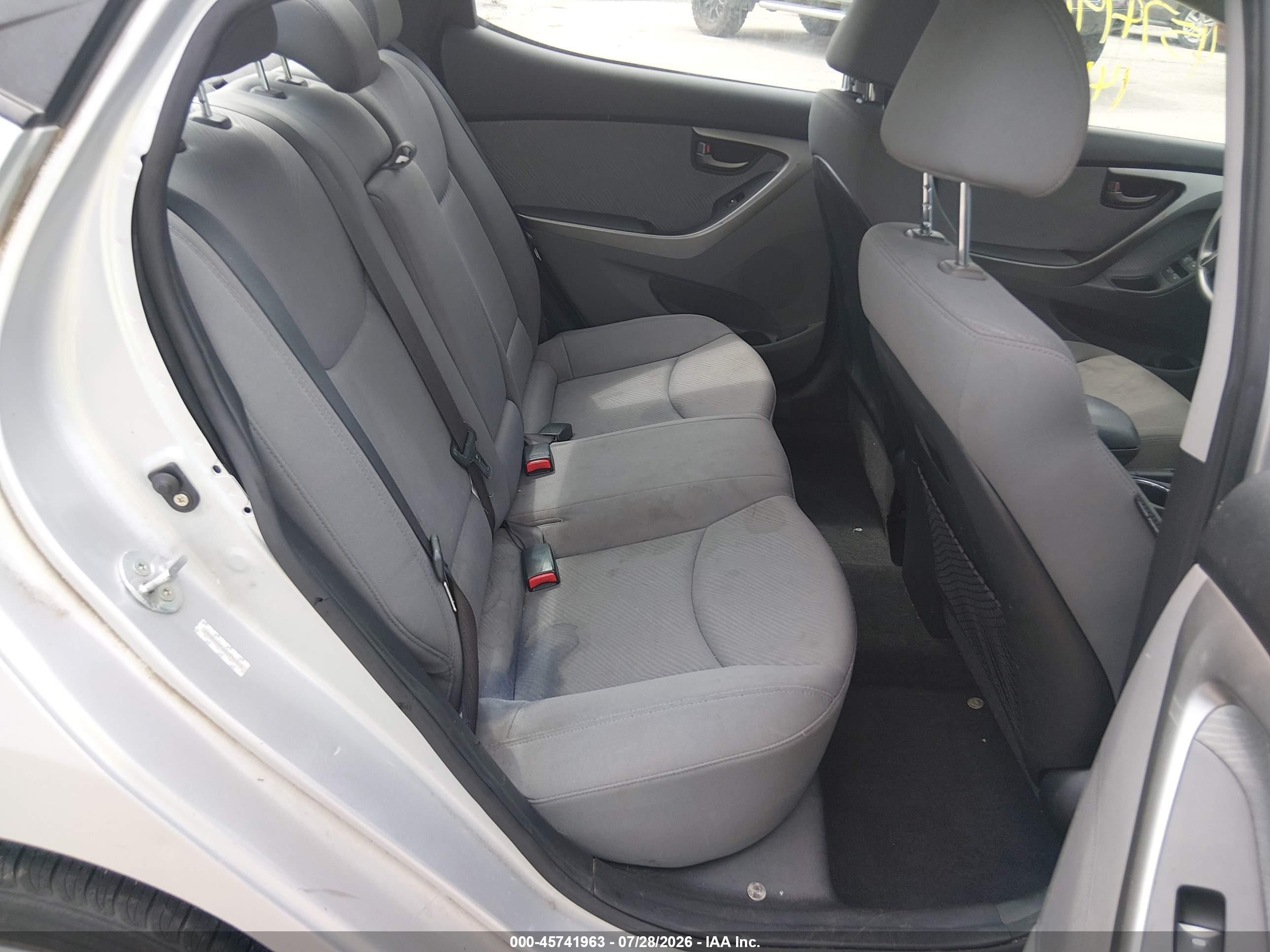 2013 Hyundai Elantra Gls Silver vin: KMHDH4AE6DU990920