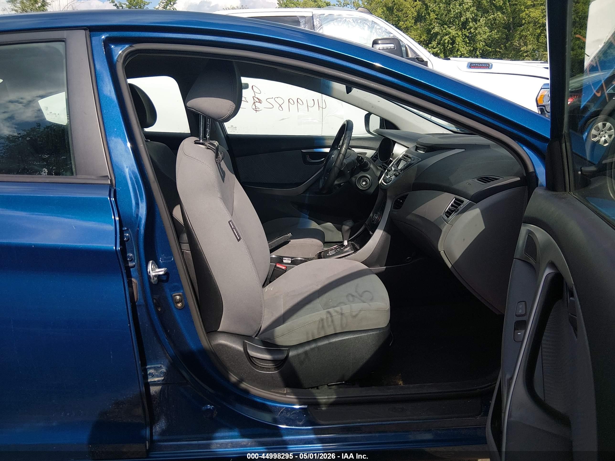 2013 Hyundai Elantra Gls Синий vin: KMHDH4AE6DU998032